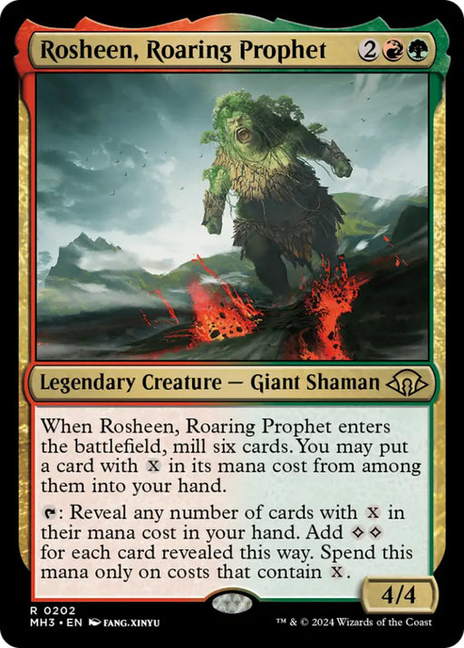 Rosheen Roaring Prophet [Modern Horizons 3] - MTG Single