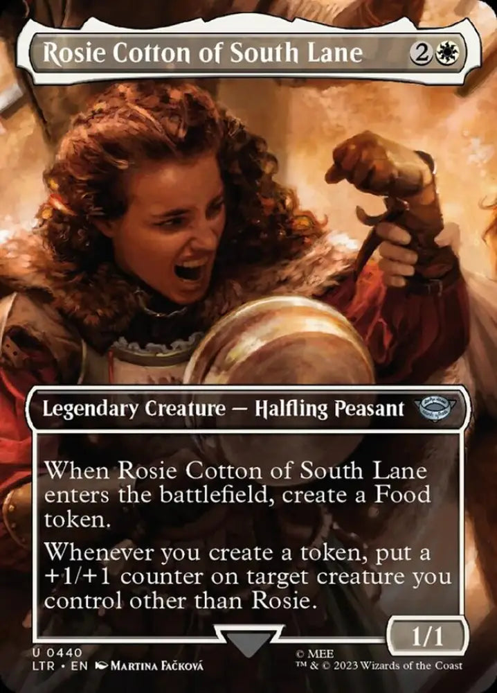 Rosie Cotton of South Lane (Borderless Alternate Art) [The Lord of the Rings: Tales of Middle-Earth] - MTG Single