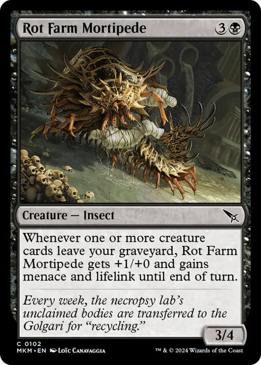 Rot Farm Mortipede [Murders at Karlov Manor] - MTG Single