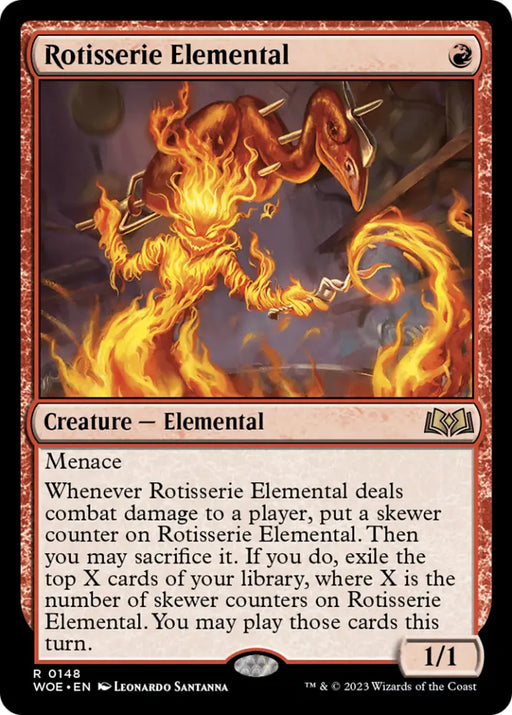 Rotisserie Elemental [Wilds of Eldraine] - MTG Single