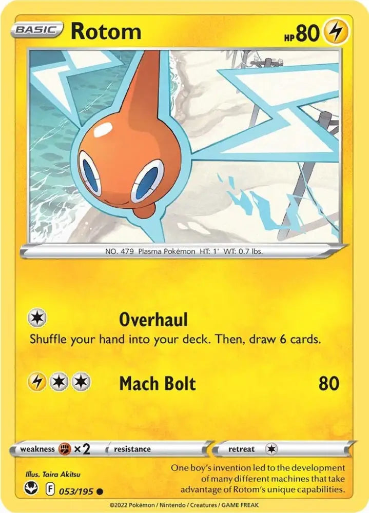 Rotom (053/195) [Sword & Shield: Silver Tempest] - Pokemon Single
