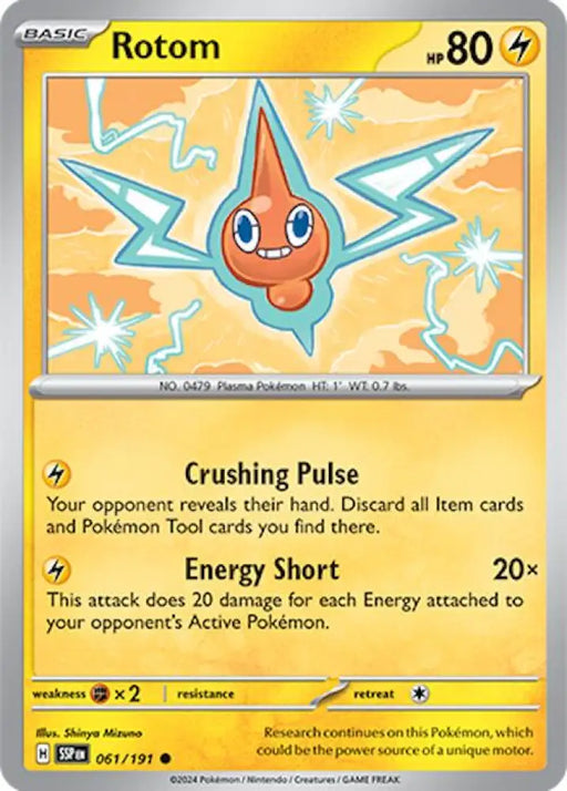 Rotom (061/191) [Scarlet & Violet: Surging Sparks] - Pokemon Single