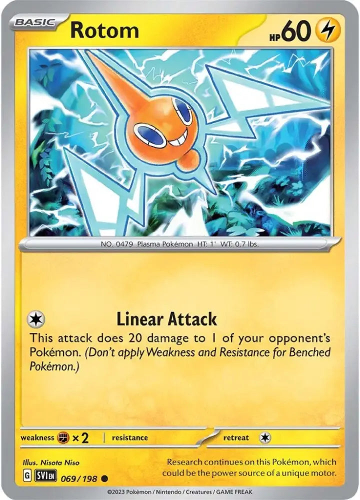 Rotom (069/198) [Scarlet & Violet: Base Set] - Pokemon Single