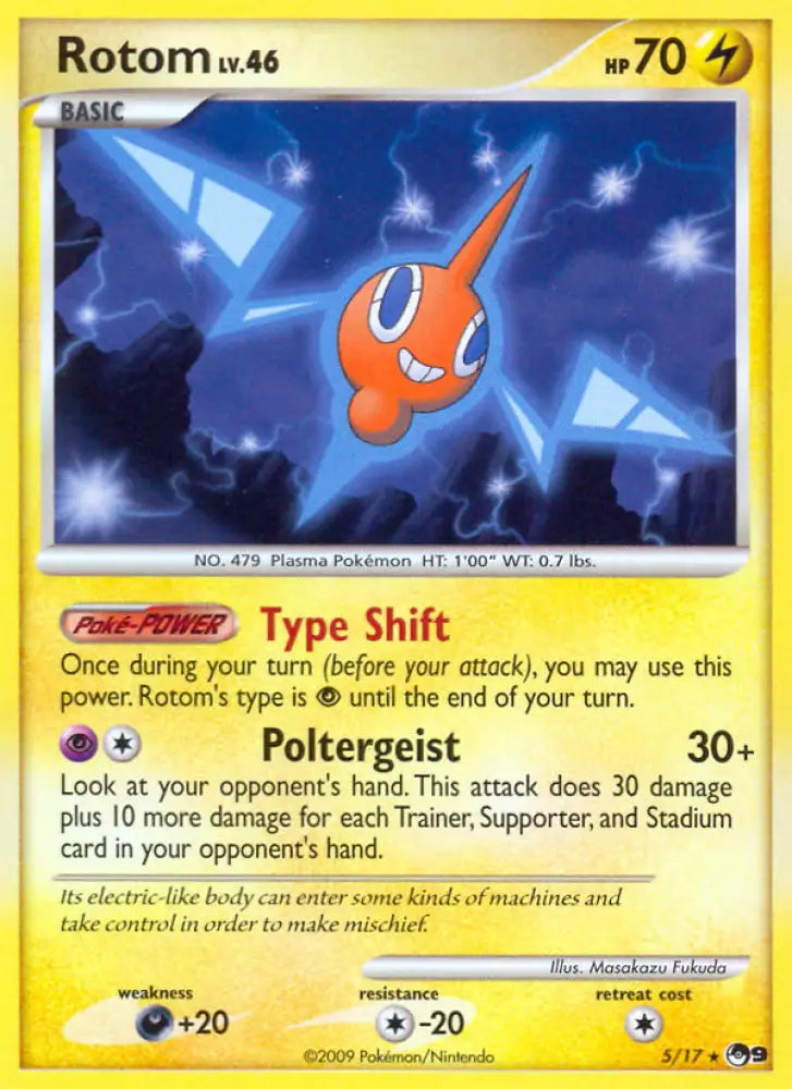 Rotom (5/17) [POP Series 9] - Pokemon Single