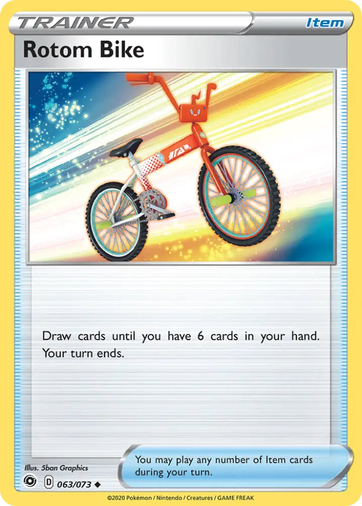 Rotom Bike (063/073) [Sword & Shield: Champion’s Path] - Pokemon Single