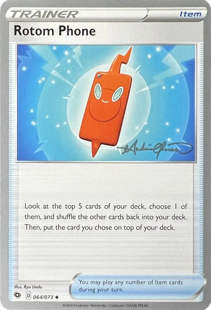Rotom Phone (064/073) (The Shape of Mew - Andre Chiasson) [World Championships 2022] - Pokemon Single