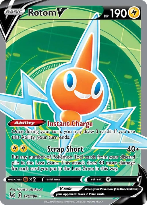 Rotom V (176/196) [Sword & Shield: Lost Origin] - Pokemon Single