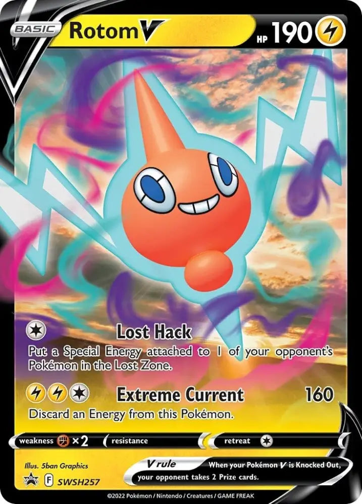 Rotom V (SWSH257) [Sword & Shield: Black Star Promos] - Pokemon Single