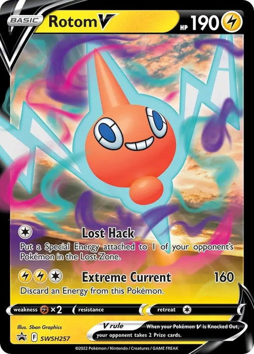 Rotom V (SWSH257) [Sword & Shield: Black Star Promos] - Pokemon Single