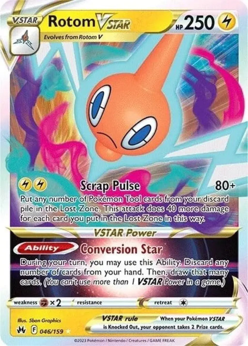 Rotom VSTAR (046/159) [Sword & Shield: Crown Zenith] - Pokemon Single