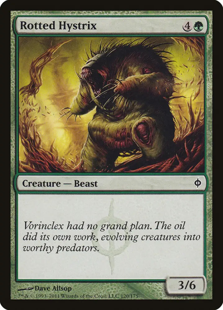 Rotted Hystrix [New Phyrexia] - MTG Single