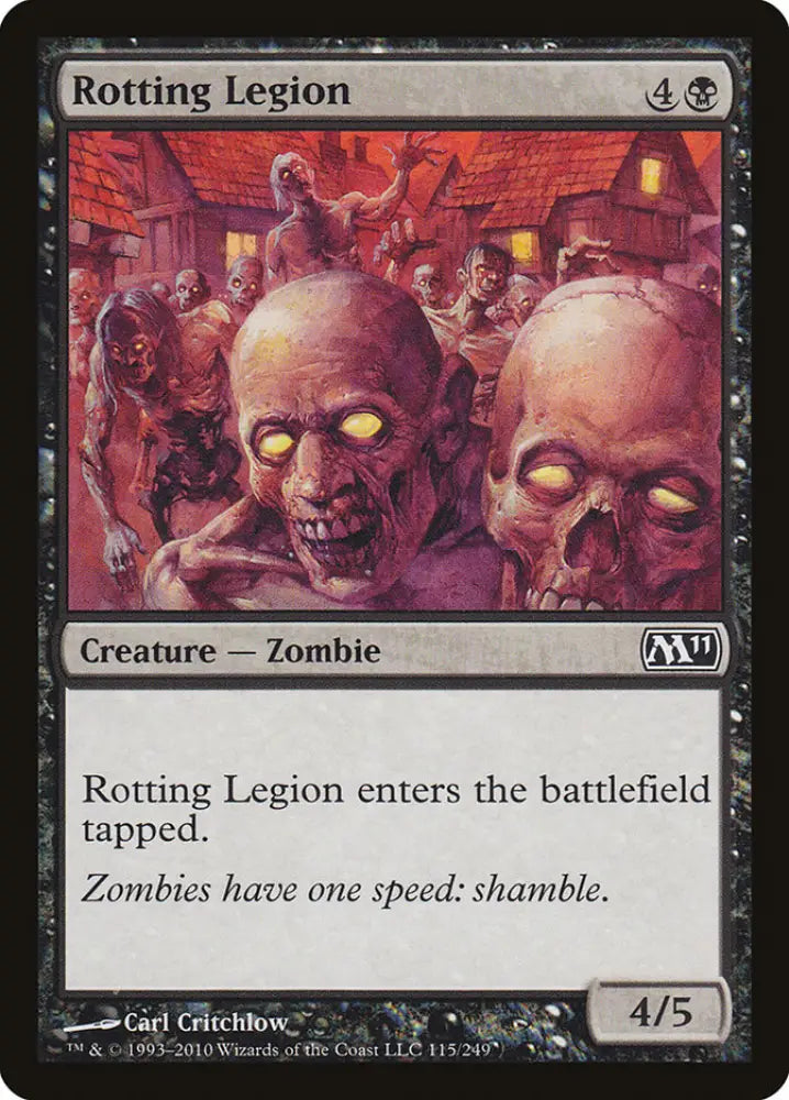 Rotting Legion [Magic 2011] - MTG Single