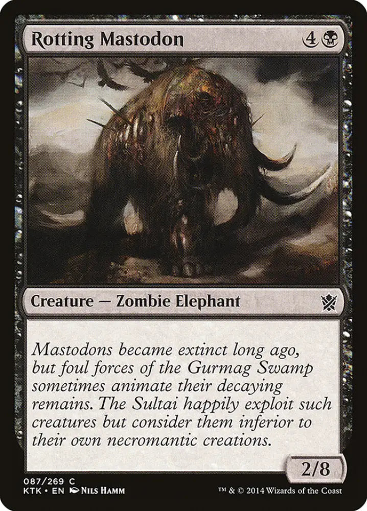 Rotting Mastodon [Khans of Tarkir] - MTG Single