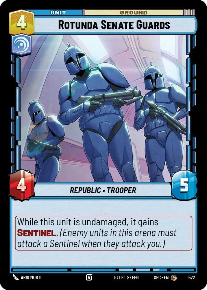 Rotunda Senate Guards (Foil) (573) [Secrets of Power]