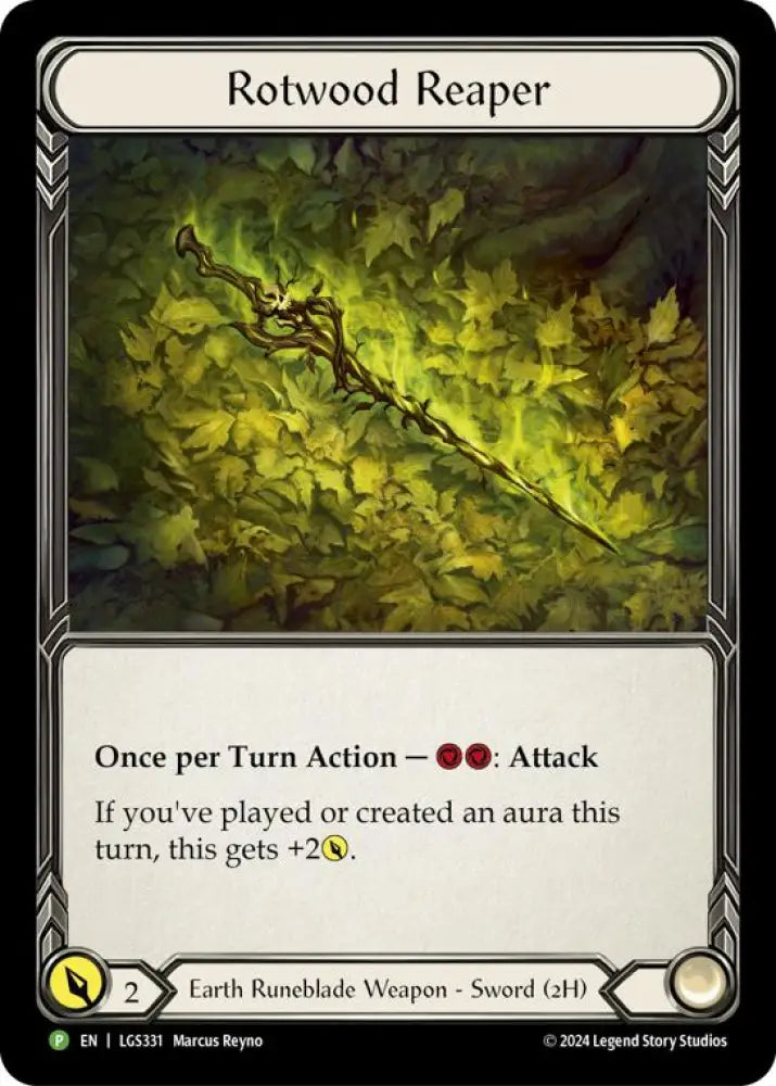 Rotwood Reaper [LGS331] (Promo) Rainbow Foil - Flesh And Blood Single
