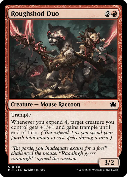 Roughshod Duo [Bloomburrow] - MTG Single