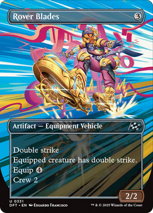 Rover Blades (Borderless) [Aetherdrift] - MTG Single