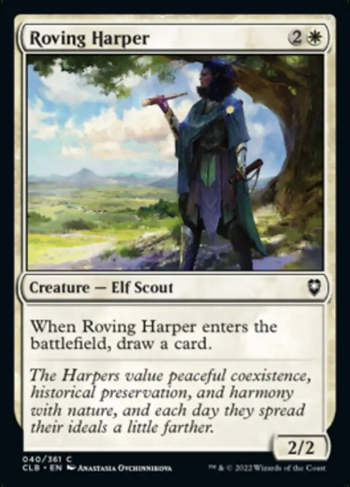 Roving Harper [Commander Legends: Battle for Baldur’s Gate] - MTG Single
