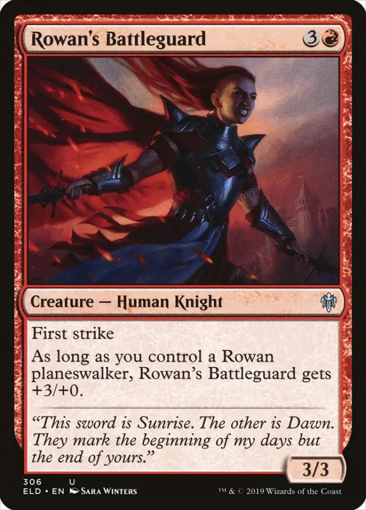 Rowan’s Battleguard [Throne of Eldraine] - MTG Single