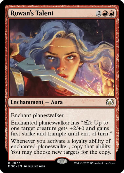 Rowan’s Talent [March of the Machine Commander] - MTG Single