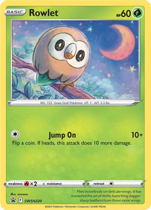 Rowlet (SWSH220) [Sword & Shield: Black Star Promos] - Pokemon Single