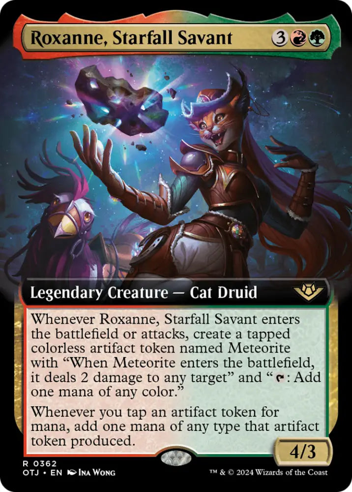Roxanne Starfall Savant (Extended Art) [Outlaws of Thunder Junction] - MTG Single