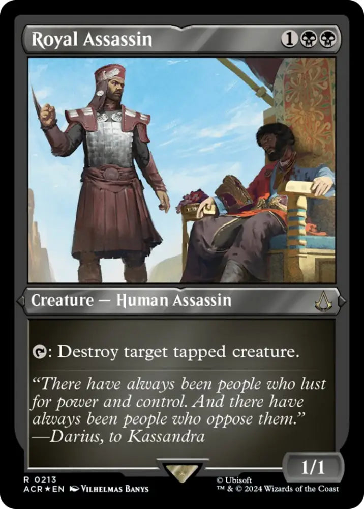 Royal Assassin (Foil Etched) [Assassin’s Creed] - MTG Single