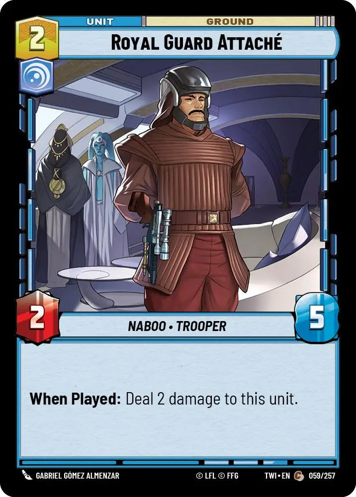Royal Guard Attache (059/257) [Twilight of the Republic] - Star Wars: Unlimited Single