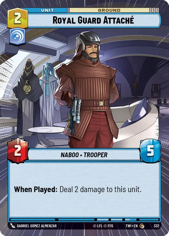 Royal Guard Attache (Hyperspace) (332) [Twilight of the Republic] - Star Wars: Unlimited Single