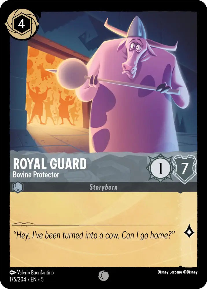 Royal Guard - Bovine Protector (175/204) [Shimmering Skies] - Lorcana Single