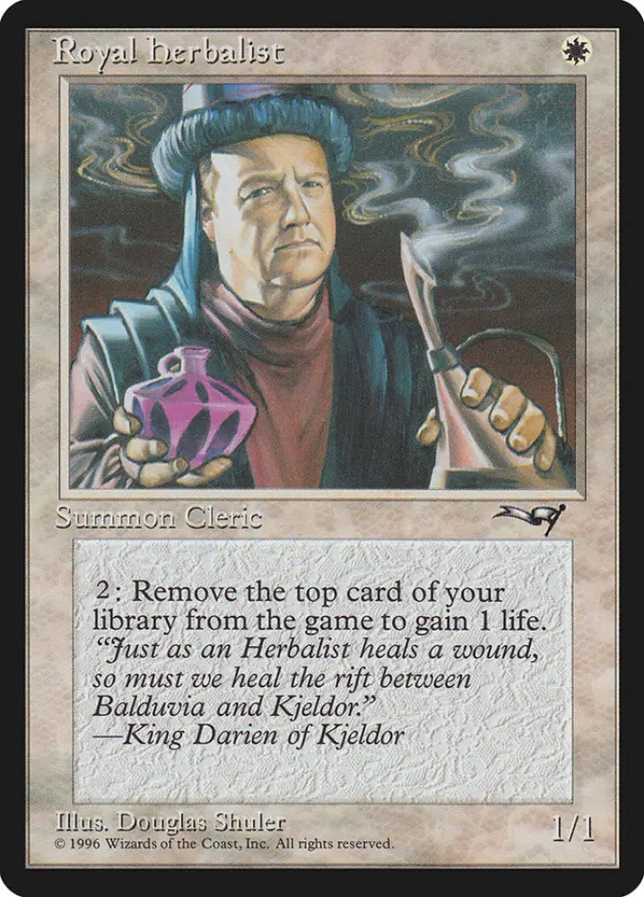 Royal Herbalist (Male) [Alliances] - MTG Single