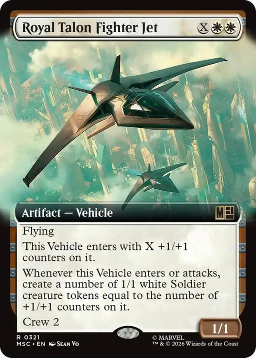 Royal Talon Fighter Jet (Extended Art) (321) [Marvel Super Heroes Commander]