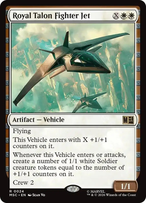 Royal Talon Fighter Jet (Surge Foil) (24) [Marvel Super Heroes Commander]