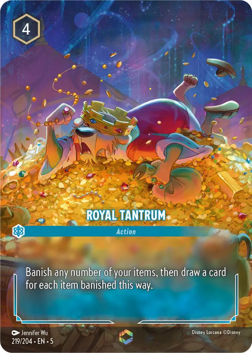 Royal Tantrum (Enchanted) (219/204) [Shimmering Skies] - Lorcana Single