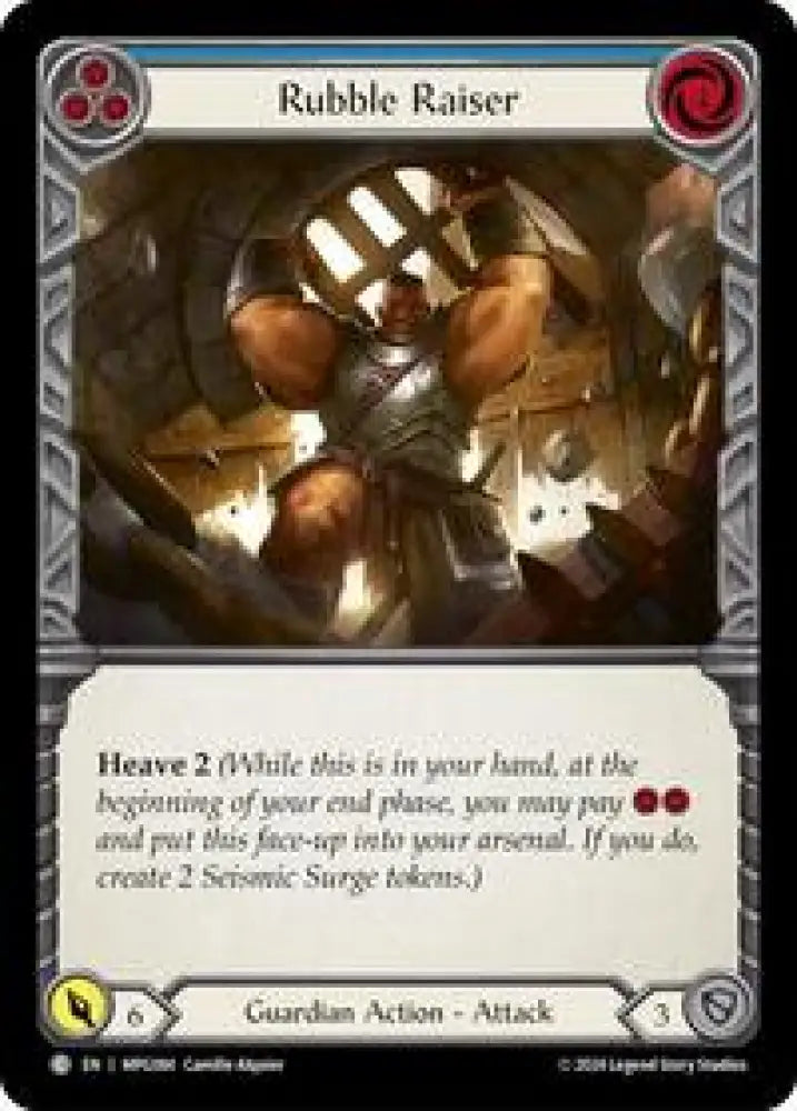 Rubble Raiser (Blue) (MPG084) [Mastery Pack Guardian]