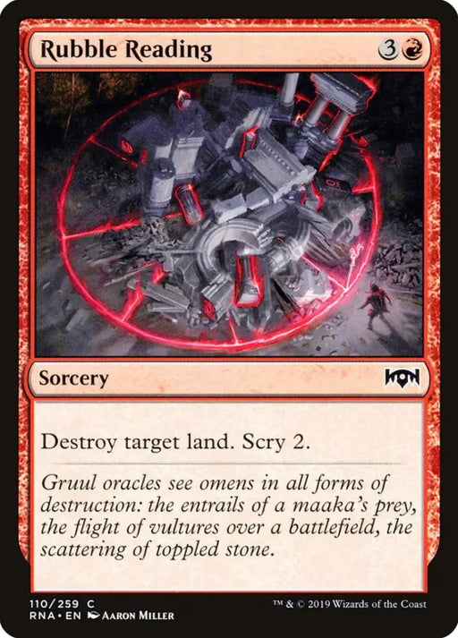 Rubble Reading [Ravnica Allegiance] - MTG Single