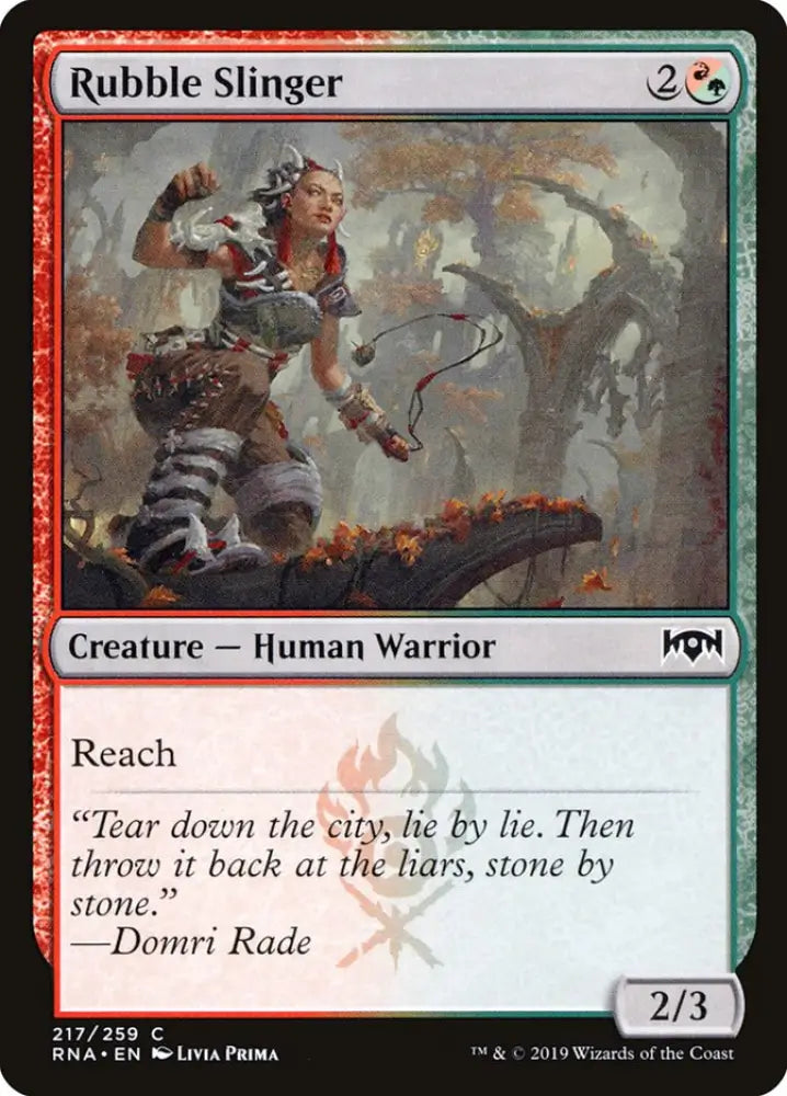 Rubble Slinger [Ravnica Allegiance] - MTG Single