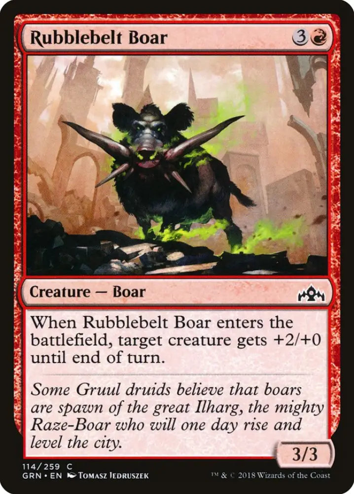 Rubblebelt Boar [Guilds of Ravnica] - MTG Single