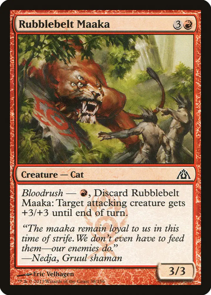 Rubblebelt Maaka [Dragon’s Maze] - MTG Single