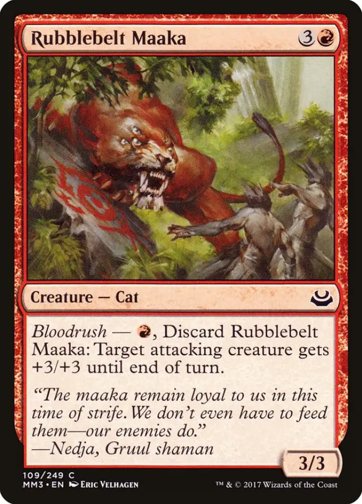 Rubblebelt Maaka [Modern Masters 2017] - MTG Single