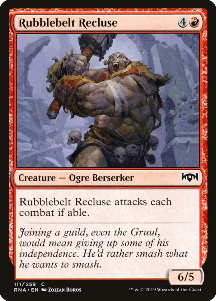Rubblebelt Recluse [Ravnica Allegiance] - MTG Single
