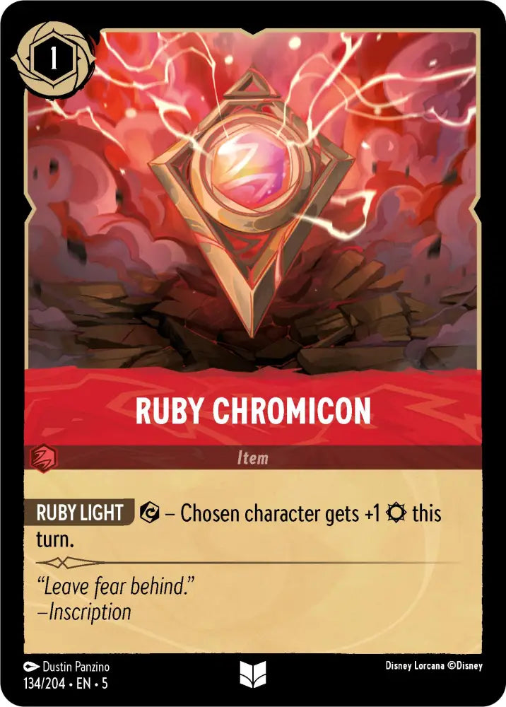 Ruby Chromicon (134/204) [Shimmering Skies] - Lorcana Single