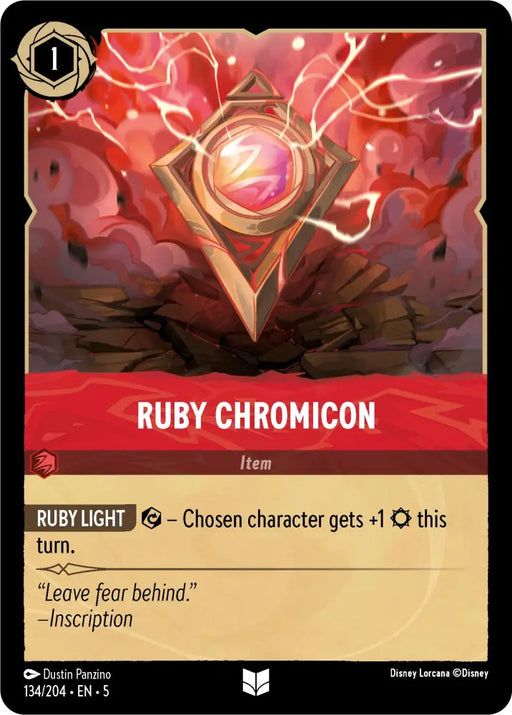 Ruby Chromicon (134/204) [Shimmering Skies] - Lorcana Single