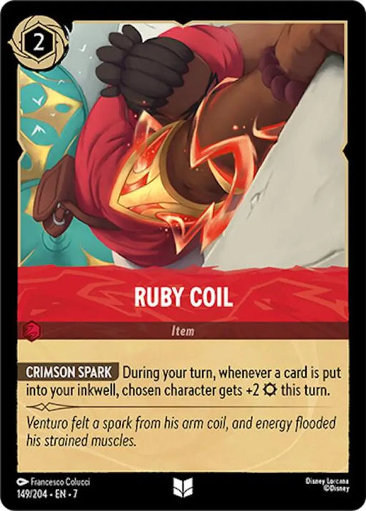 Ruby Coil (149/204) [Archazia’s Island] - Lorcana Single