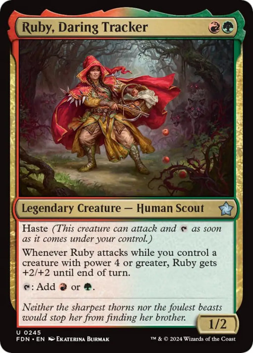 Ruby Daring Tracker [Foundations] - MTG Single
