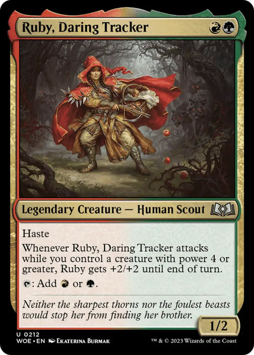 Ruby Daring Tracker [Wilds of Eldraine] - MTG Single