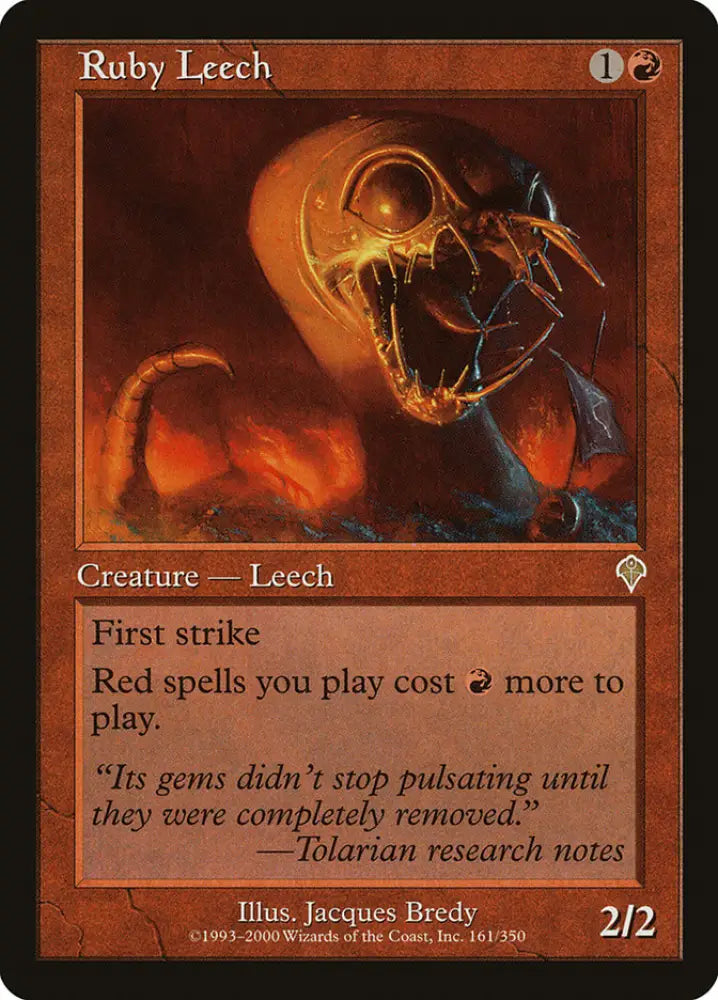 Ruby Leech [Invasion] - MTG Single