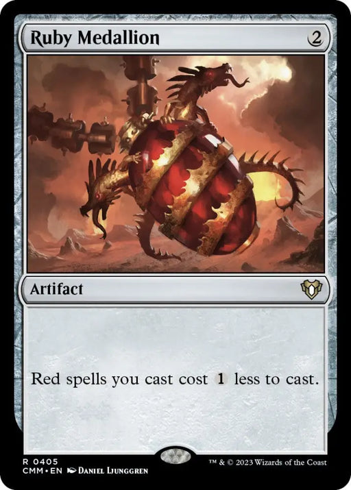 Ruby Medallion [Commander Masters] - MTG Single