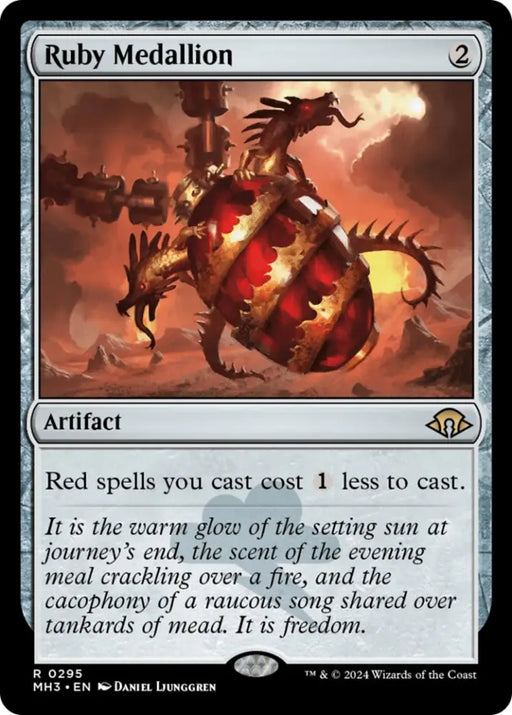 Ruby Medallion [Modern Horizons 3] - MTG Single