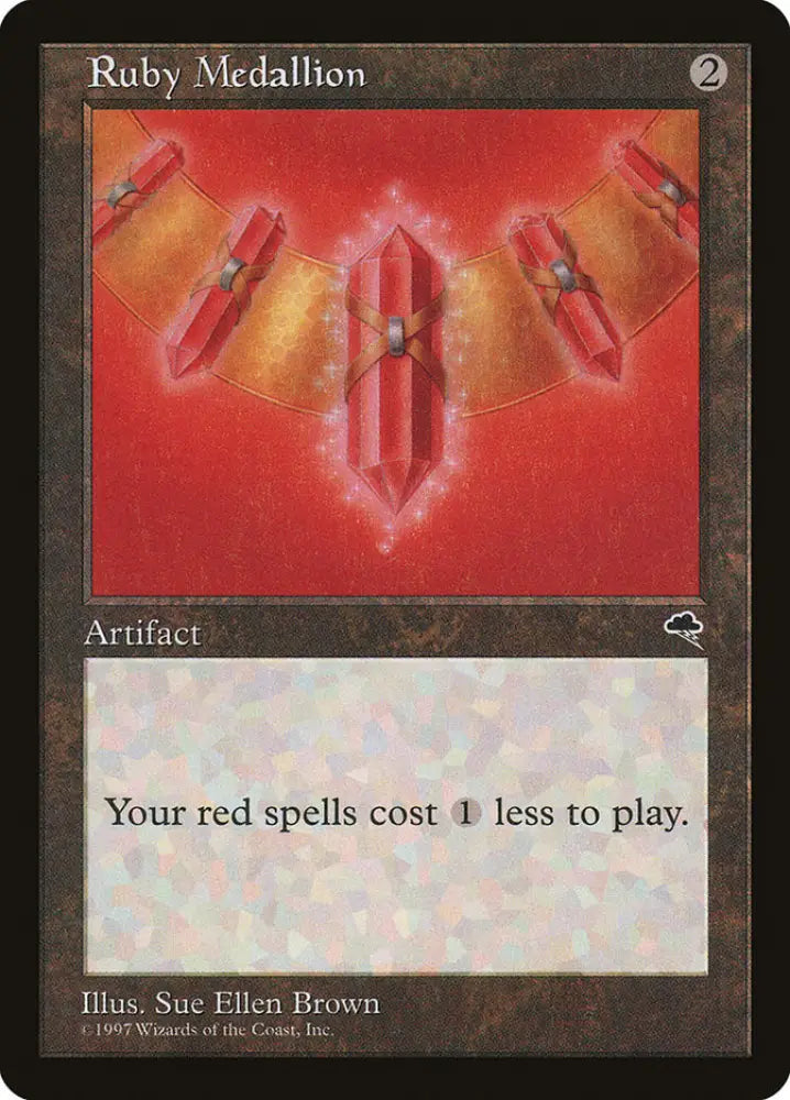 Ruby Medallion [Tempest] - MTG Single